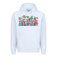 White orthodontist assistant Premium Hoodie - Zillion Design Studio