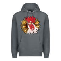 Rock sunflower with rooster Premium Hoodie - RanaPortraitStore