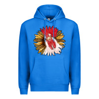 True Royal sunflower with rooster Premium Hoodie - RanaPortraitStore