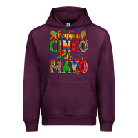 Mauve Wine happy cinco de mayo Urban Hoodie - Zillion Design Studio