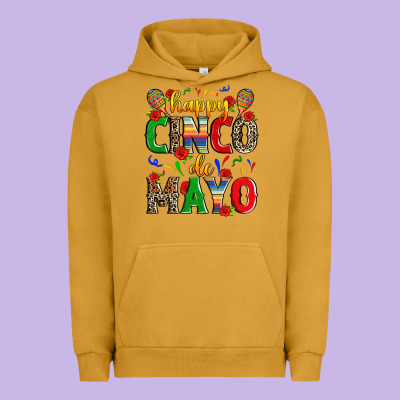 Happy Cinco De Mayo Urban Hoodie Designed By Zillion Design Studio