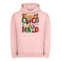 Pigment Salmon happy cinco de mayo Urban Hoodie - Zillion Design Studio