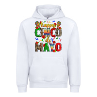 White happy cinco de mayo Urban Hoodie - Zillion Design Studio