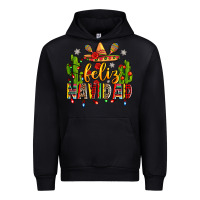 Black feliz navidad Urban Hoodie - Zillion Design Studio