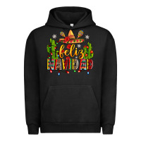 Pigment Black feliz navidad Urban Hoodie - Zillion Design Studio