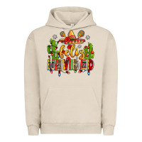 Pigment French Oak feliz navidad Urban Hoodie - Zillion Design Studio