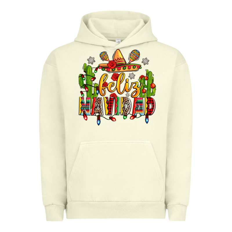Feliz Navidad Urban Hoodie by Zillion Design Studio | Teevron