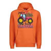 Carrot just a girl who loves tractors Premium Hoodie - Zillion Design Studio