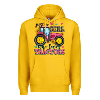Lemon just a girl who loves tractors Premium Hoodie - Zillion Design Studio