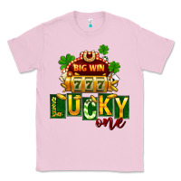 Bubblegum Pink St Patricks Lucky One Classic Tee - FaDigitalArtStudio