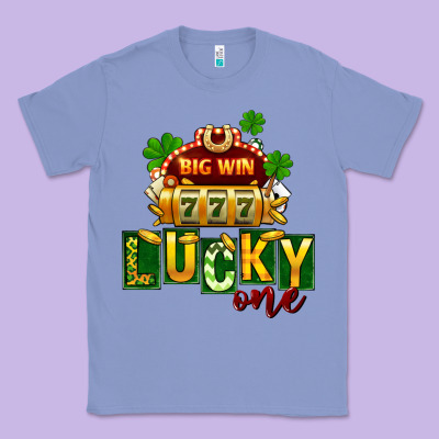 St Patricks Lucky One Classic Tee Designed By Fadigitalartstudio