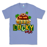 Colony Blue St Patricks Lucky One Classic Tee - FaDigitalArtStudio