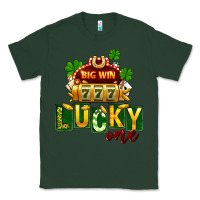 Sports Green St Patricks Lucky One Classic Tee - FaDigitalArtStudio