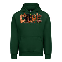 Forest Green dope melanin Urban Hoodie - Zillion Design Studio