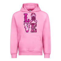 Fuchsia Pink cancer love Urban Hoodie - RanaPortraitStore