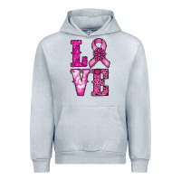 Heather Grey cancer love Urban Hoodie - RanaPortraitStore