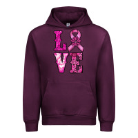 Mauve Wine cancer love Urban Hoodie - RanaPortraitStore