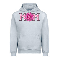 Heather Grey breast cancer mom Urban Hoodie - RanaPortraitStore