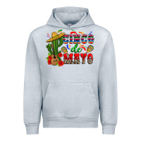 Heather Grey cinco de mayo cactus Urban Hoodie - Zillion Design Studio