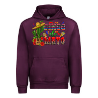 Mauve Wine cinco de mayo cactus Urban Hoodie - Zillion Design Studio