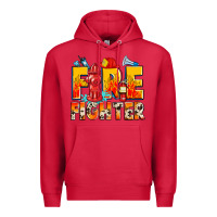 Cardinal firefighter Premium Hoodie - Zillion Design Studio