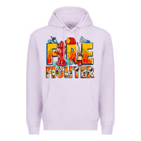 Lilac firefighter Premium Hoodie - Zillion Design Studio