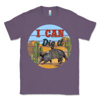 Lavender i can dig it armadillo Classic Tee - BarkalooDesign
