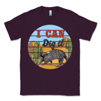 Plum i can dig it armadillo Classic Tee - BarkalooDesign