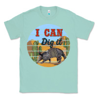 Seafoam i can dig it armadillo Classic Tee - BarkalooDesign