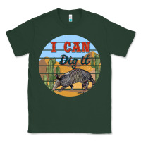 Sports Green i can dig it armadillo Classic Tee - BarkalooDesign