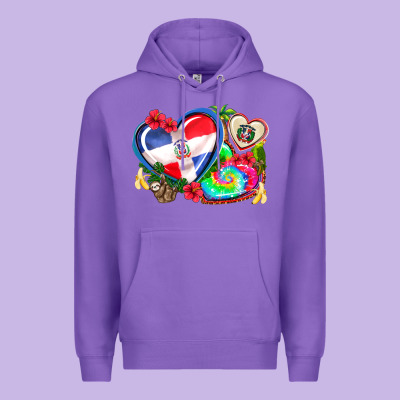 Western Leopard  Dominican Republic  Hearts Premium Hoodie Designed By Adodesignshop