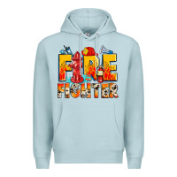 Blue Mist firefighter Premium Hoodie - Zillion Design Studio