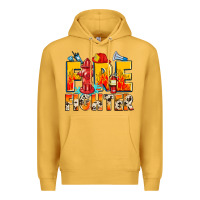 Mustard firefighter Premium Hoodie - Zillion Design Studio