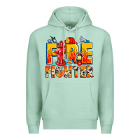 Seafoam firefighter Premium Hoodie - Zillion Design Studio