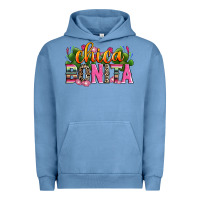 Pigment Pebble Blue chica bonita Urban Hoodie - Zillion Design Studio