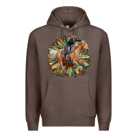 Coffee sunflower rodeo Premium Hoodie - RanaPortraitStore