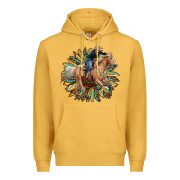 Mustard sunflower rodeo Premium Hoodie - RanaPortraitStore