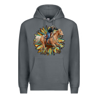 Rock sunflower rodeo Premium Hoodie - RanaPortraitStore