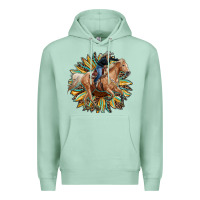 Seafoam sunflower rodeo Premium Hoodie - RanaPortraitStore