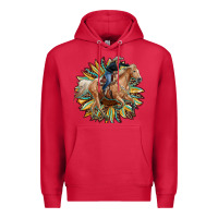 Cardinal sunflower rodeo Premium Hoodie - RanaPortraitStore