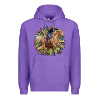 Purple sunflower rodeo Premium Hoodie - RanaPortraitStore