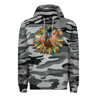 Slate Camo sunflower rodeo Premium Hoodie - RanaPortraitStore