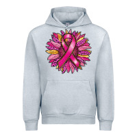 Heather Grey breast cancer sunflower Urban Hoodie - RanaPortraitStore