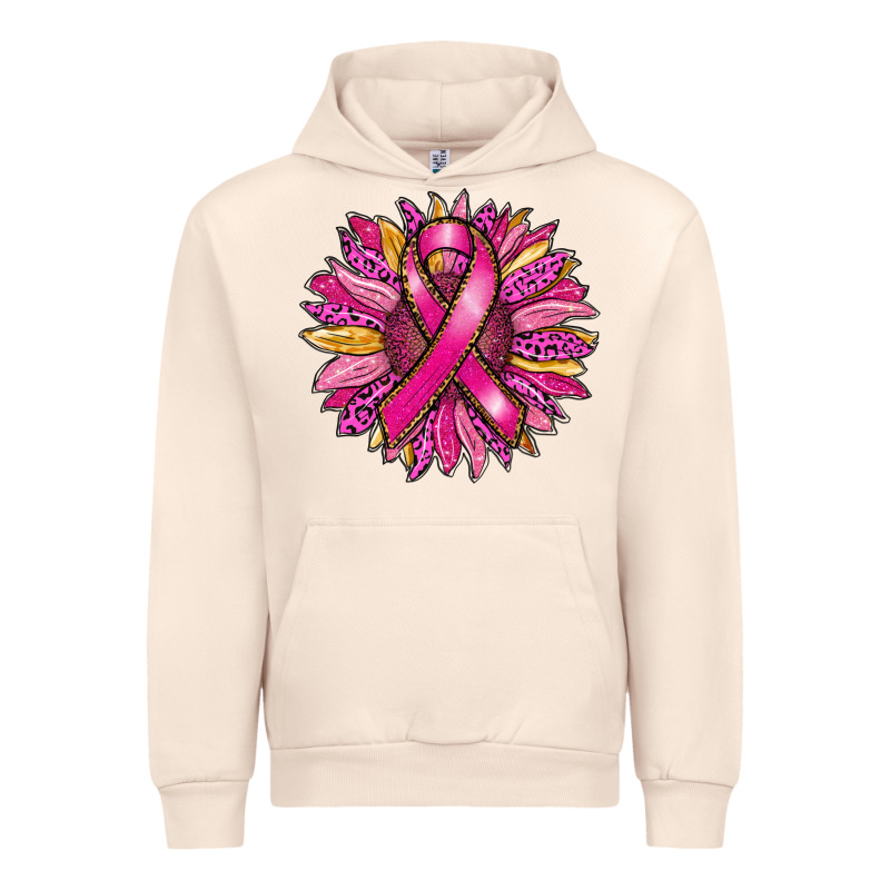 Breast Cancer Sunflower Urban Hoodie by RanaPortraitStore | Teevron