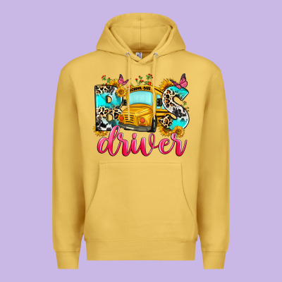 Bus Driver Premium Hoodie Designed By Zillion Design Studio