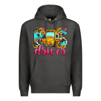 Charcoal Heather bus driver Premium Hoodie - Zillion Design Studio