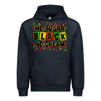 Navy no sugar no cream black Urban Hoodie - Zillion Design Studio