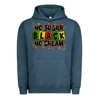 Pigment Midnight Navy no sugar no cream black Urban Hoodie - Zillion Design Studio