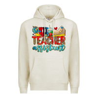 Oatmeal Heather teacher assistant Premium Hoodie - Zillion Design Studio