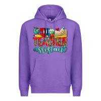 Purple teacher assistant Premium Hoodie - Zillion Design Studio